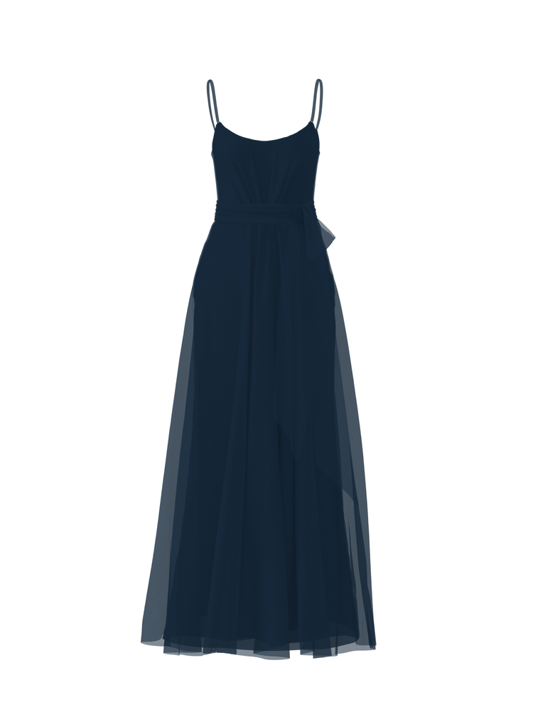 Bodice(Campbell), Skirt(Justine),Belt(Sash), navy, combo from Collection Bridesmaids by Amsale x You