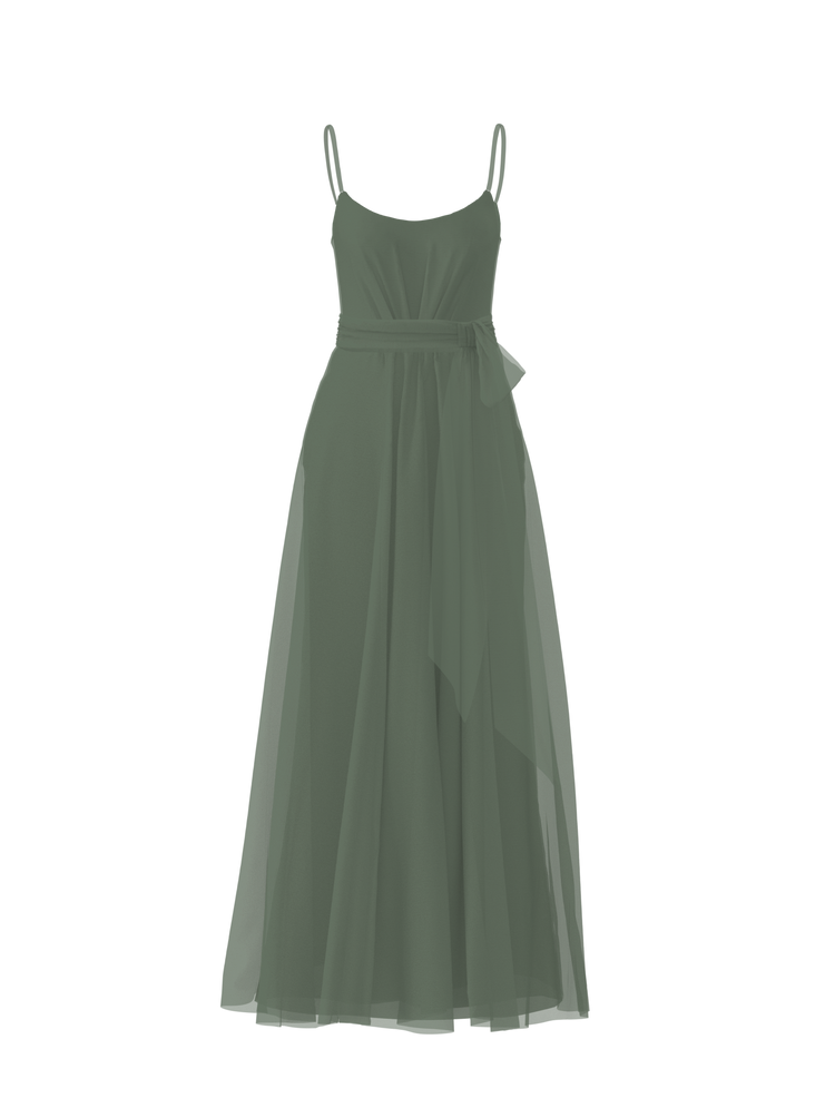 Bodice(Campbell), Skirt(Justine),Belt(Sash), olive, combo from Collection Bridesmaids by Amsale x You