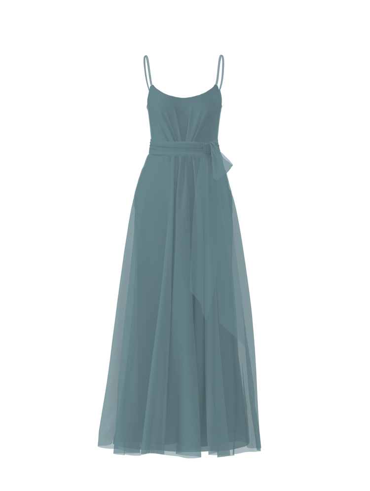 Bodice(Campbell), Skirt(Justine),Belt(Sash), teal, combo from Collection Bridesmaids by Amsale x You