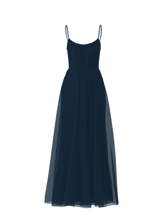 Bodice(Campbell), Skirt(Justine), navy, $270, combo from Collection Bridesmaids by Amsale x You