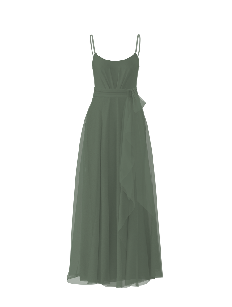 Bodice(Campbell), Skirt(Jaycie),Belt(Sash), olive, combo from Collection Bridesmaids by Amsale x You