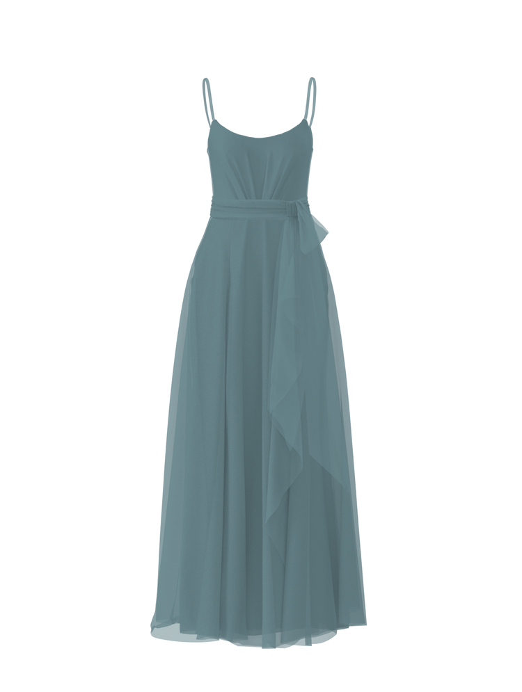 Bodice(Campbell), Skirt(Jaycie),Belt(Sash), teal, combo from Collection Bridesmaids by Amsale x You