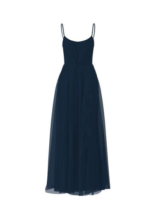 Bodice(Campbell), Skirt(Jaycie), navy, $270, combo from Collection Bridesmaids by Amsale x You