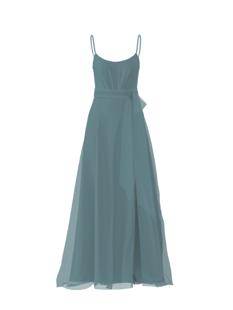 Bodice(Campbell), Skirt(Arabella),Belt(Sash), teal, combo from Collection Bridesmaids by Amsale x You