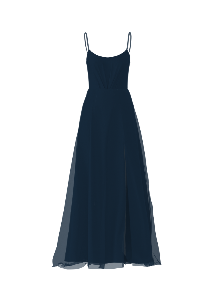 Bodice(Campbell), Skirt(Arabella), navy, combo from Collection Bridesmaids by Amsale x You