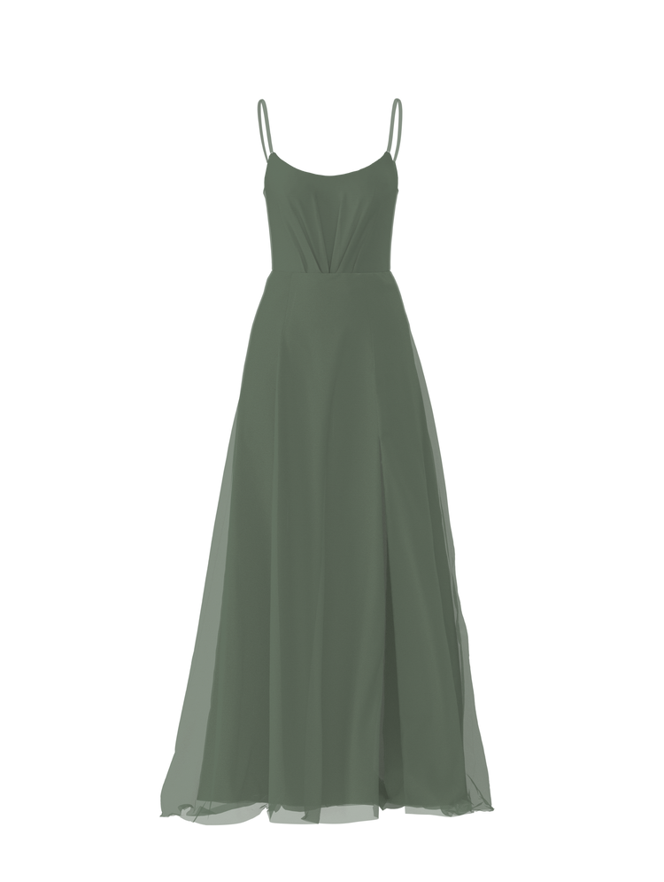 Bodice(Campbell), Skirt(Arabella), olive, combo from Collection Bridesmaids by Amsale x You