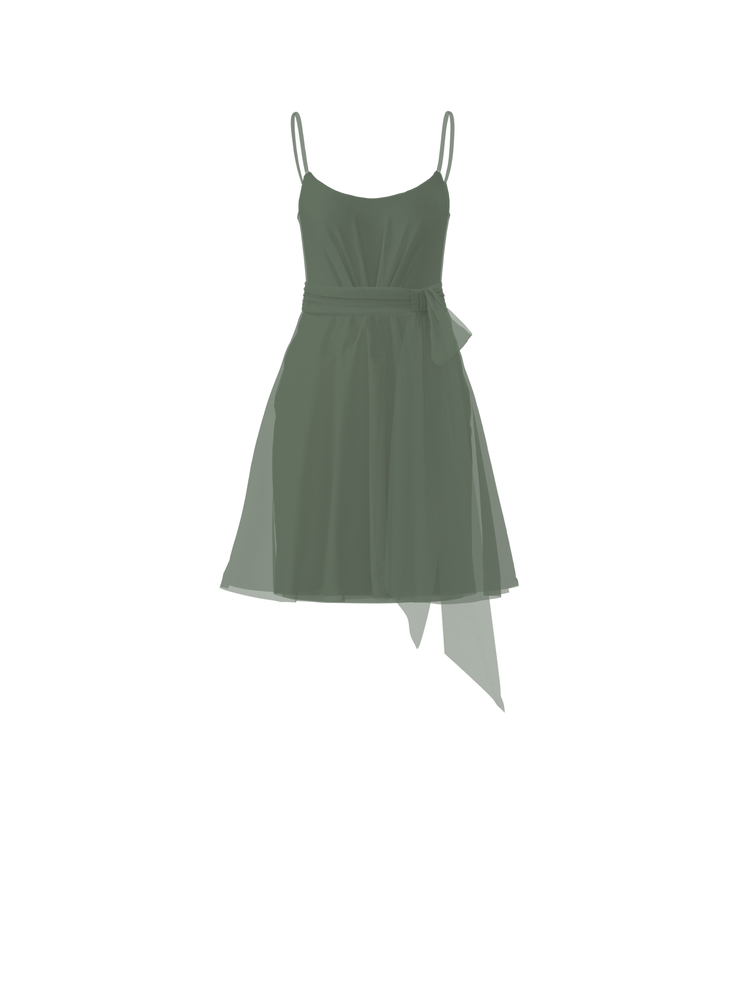 Bodice(Campbell), Skirt(Carla),Belt(Sash), olive, combo from Collection Bridesmaids by Amsale x You