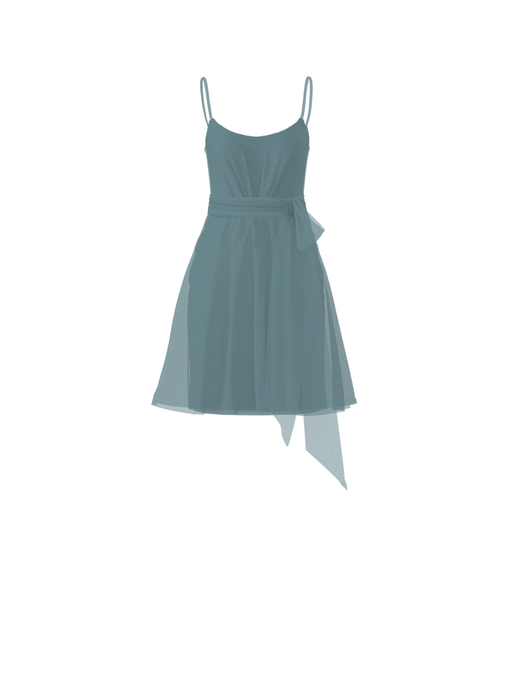 Bodice(Campbell), Skirt(Carla),Belt(Sash), teal, combo from Collection Bridesmaids by Amsale x You