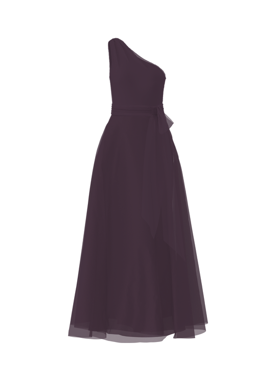 Bodice(Laurie), Skirt(Cerisa),Belt(Sash), plum, $270, combo from Collection Bridesmaids by Amsale x You