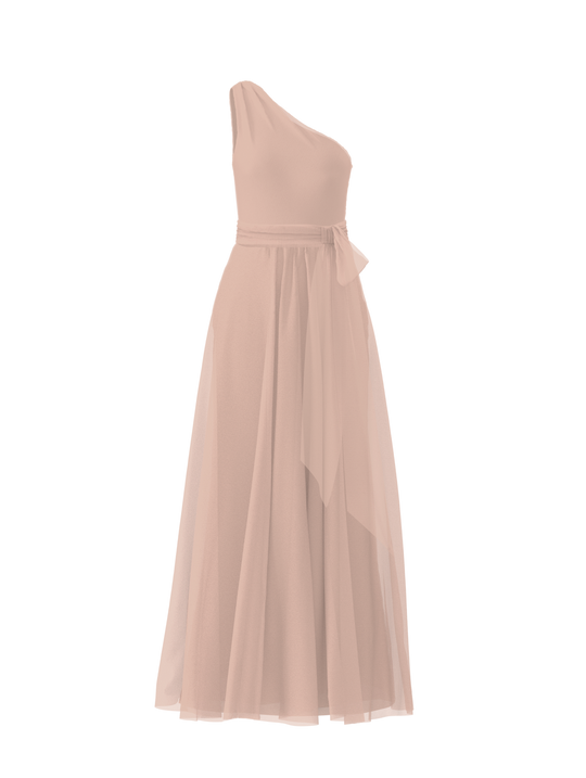 Bodice(Laurie), Skirt(Justine),Belt(Sash), blush, $270, combo from Collection Bridesmaids by Amsale x You