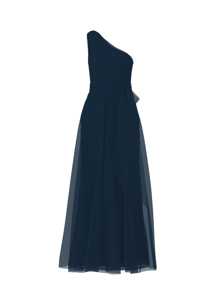 Bodice(Laurie), Skirt(Justine),Belt(Sash), navy, combo from Collection Bridesmaids by Amsale x You