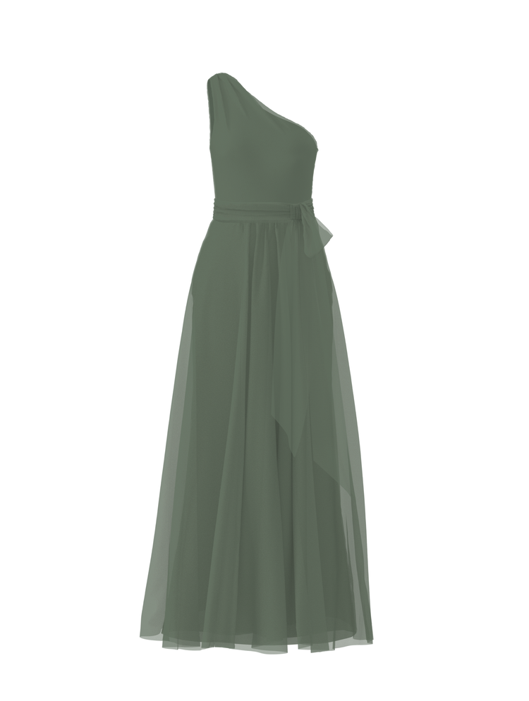 Bodice(Laurie), Skirt(Justine),Belt(Sash), olive, combo from Collection Bridesmaids by Amsale x You