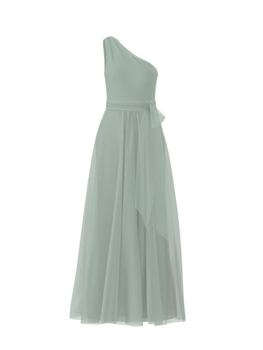 Bodice(Laurie), Skirt(Justine),Belt(Sash), sage, $270, combo from Collection Bridesmaids by Amsale x You