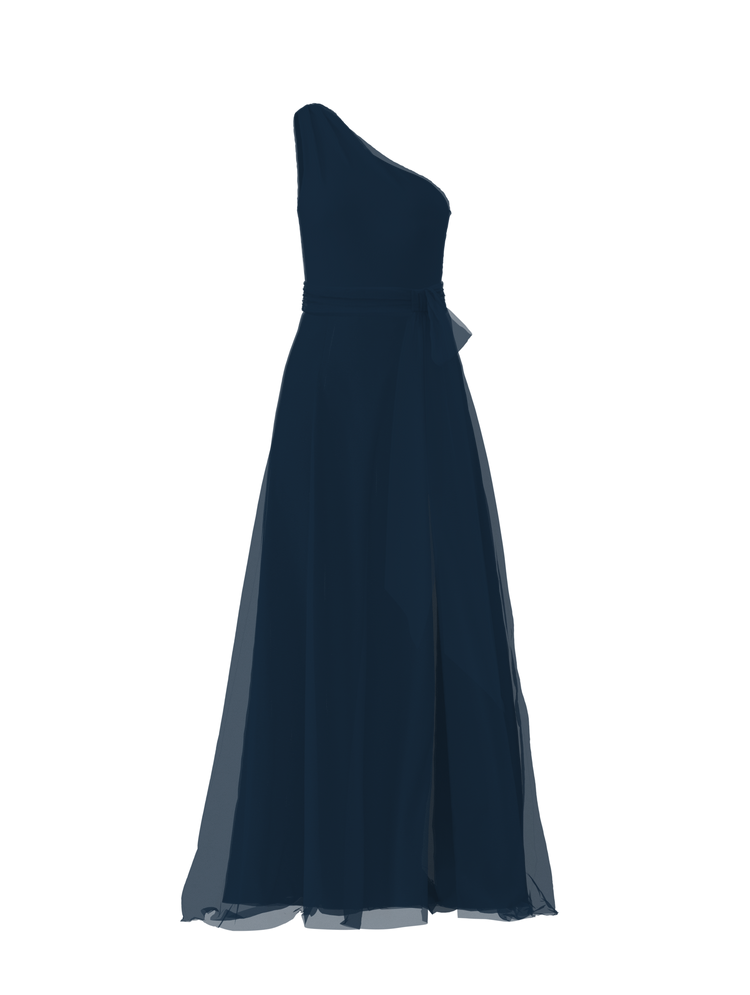 Bodice(Laurie), Skirt(Arabella),Belt(Sash), navy, combo from Collection Bridesmaids by Amsale x You