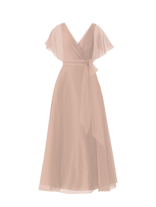 Bodice(Ava), Skirt(Cerisa),Belt(Sash), blush, $270, combo from Collection Bridesmaids by Amsale x You