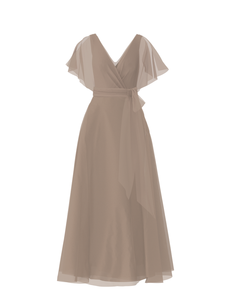 Bodice(Ava), Skirt(Cerisa),Belt(Sash), latte, combo from Collection Bridesmaids by Amsale x You