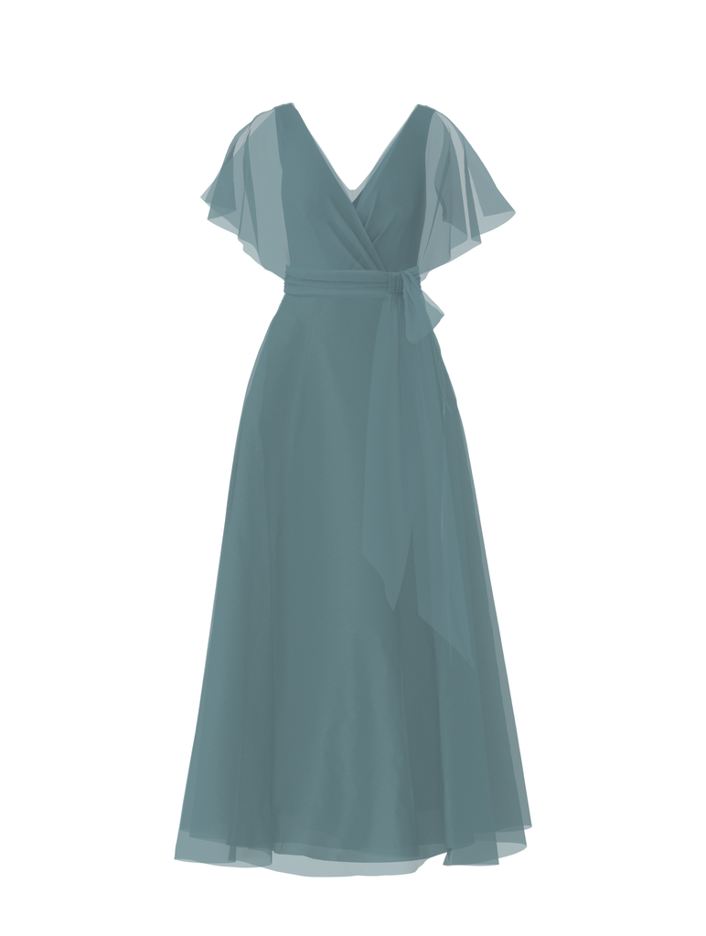 Product Bodice(Ava), Skirt(Cerisa),Belt(Sash), teal Image