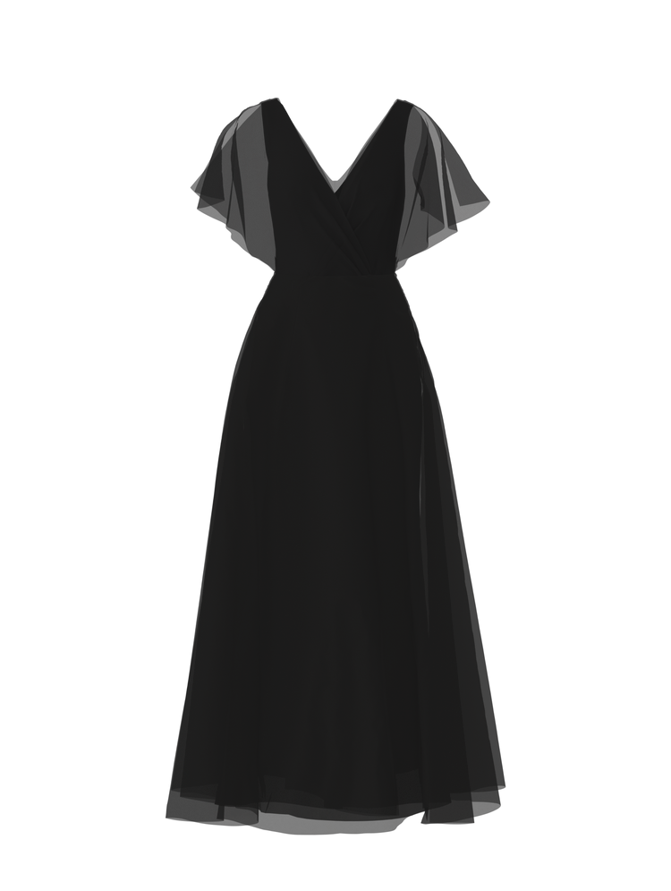 Bodice(Ava), Skirt(Cerisa), black, combo from Collection Bridesmaids by Amsale x You