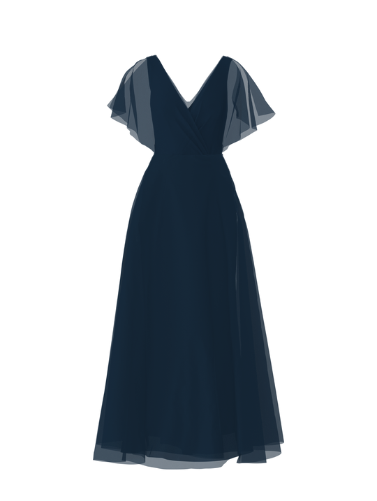 Bodice(Ava), Skirt(Cerisa), navy, $270, combo from Collection Bridesmaids by Amsale x You