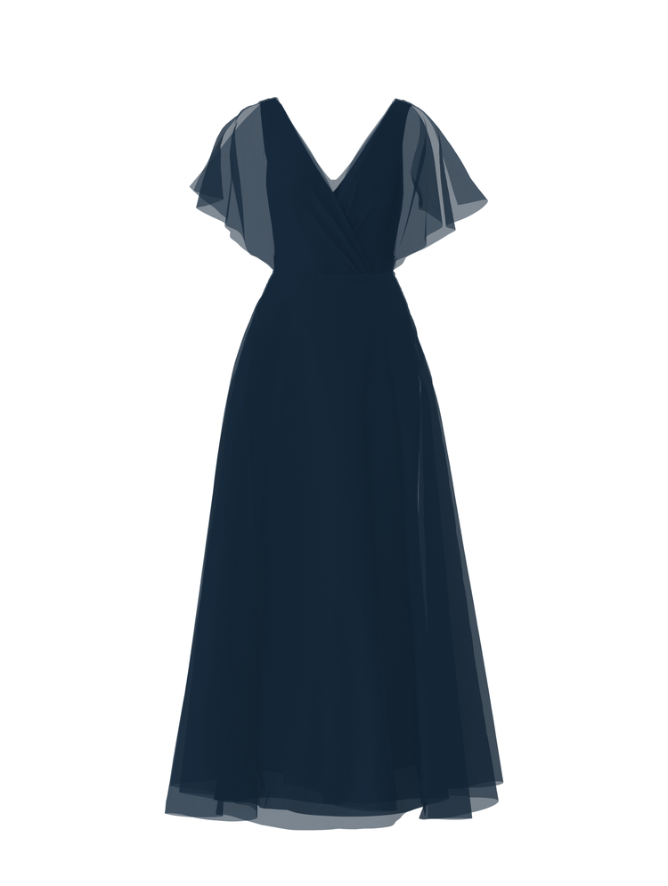 Bodice(Ava), Skirt(Cerisa), navy, combo from Collection Bridesmaids by Amsale x You