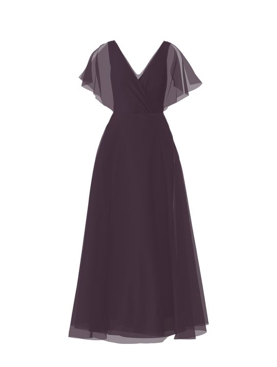 Bodice(Ava), Skirt(Cerisa), plum, $270, combo from Collection Bridesmaids by Amsale x You