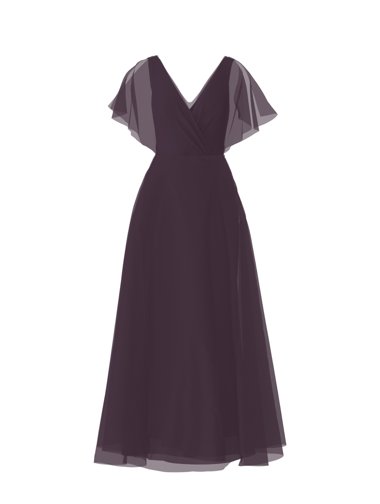 Bodice(Ava), Skirt(Cerisa), plum, combo from Collection Bridesmaids by Amsale x You