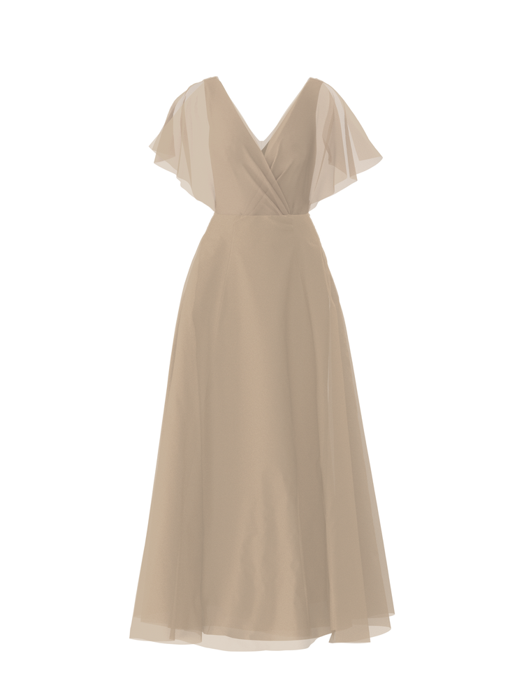 Bodice(Ava), Skirt(Cerisa), sand, combo from Collection Bridesmaids by Amsale x You