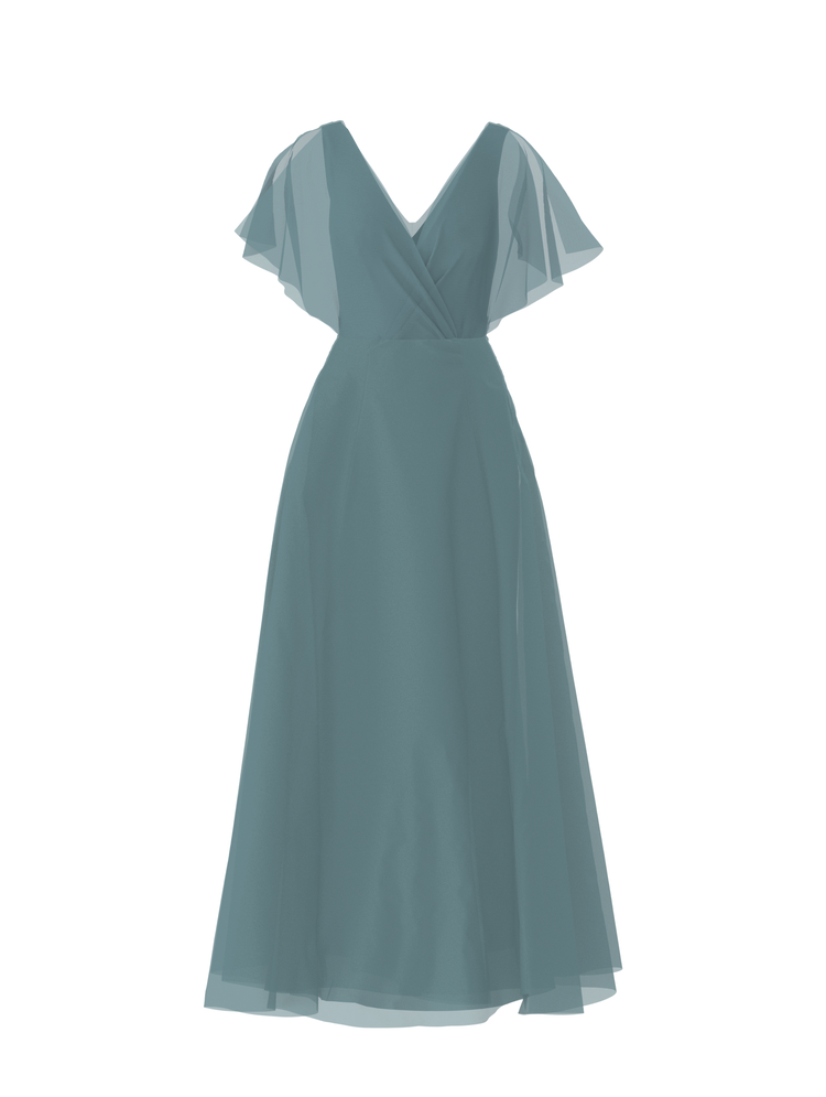 Bodice(Ava), Skirt(Cerisa), teal, combo from Collection Bridesmaids by Amsale x You