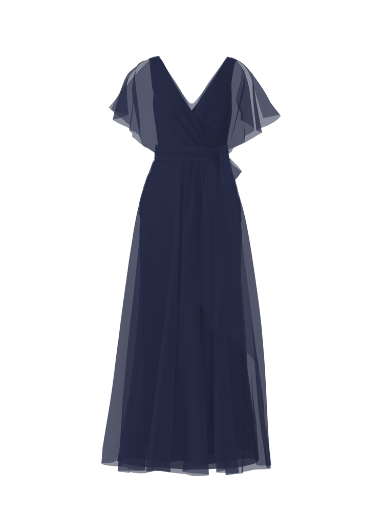 Bodice(Ava), Skirt(Justine),Belt(Sash), french-blue, combo from Collection Bridesmaids by Amsale x You