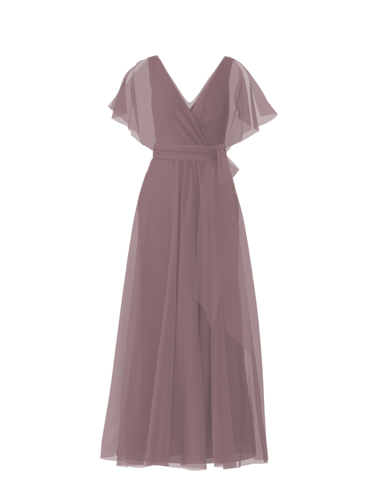 Bodice(Ava), Skirt(Justine),Belt(Sash), mauve, $270, combo from Collection Bridesmaids by Amsale x You
