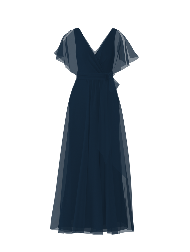 Bodice(Ava), Skirt(Justine),Belt(Sash), navy, combo from Collection Bridesmaids by Amsale x You