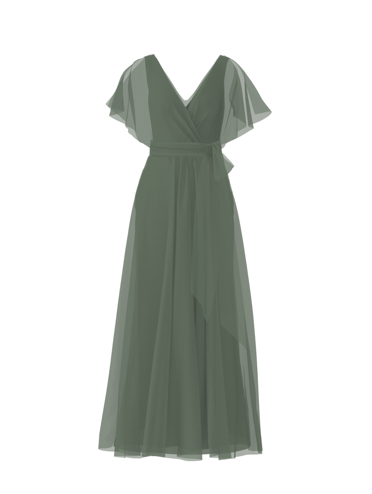 Bodice(Ava), Skirt(Justine),Belt(Sash), olive, combo from Collection Bridesmaids by Amsale x You