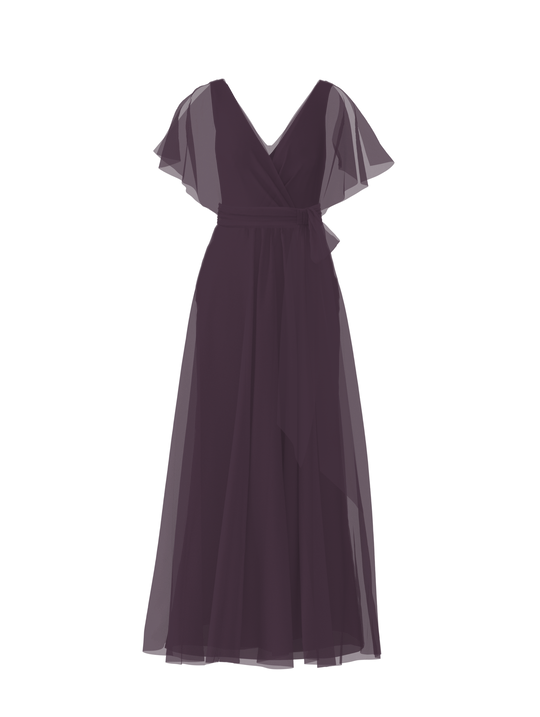 Bodice(Ava), Skirt(Justine),Belt(Sash), plum, $270, combo from Collection Bridesmaids by Amsale x You