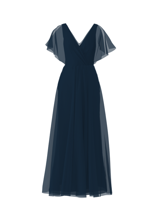 Bodice(Ava), Skirt(Justine), navy, $270, combo from Collection Bridesmaids by Amsale x You