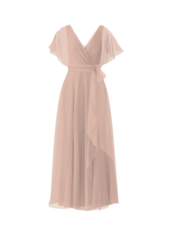 Bodice(Ava), Skirt(Jaycie),Belt(Sash), blush, $270, combo from Collection Bridesmaids by Amsale x You