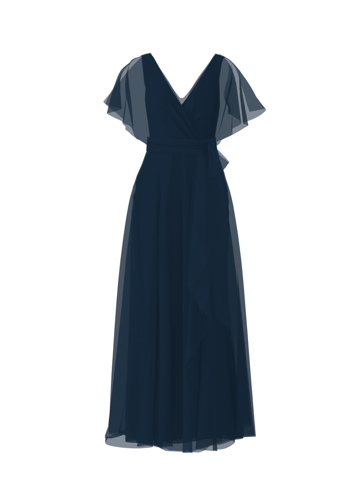 Bodice(Ava), Skirt(Jaycie),Belt(Sash), navy, combo from Collection Bridesmaids by Amsale x You