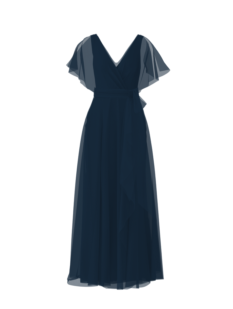 Product Bodice(Ava), Skirt(Jaycie),Belt(Sash), navy Image