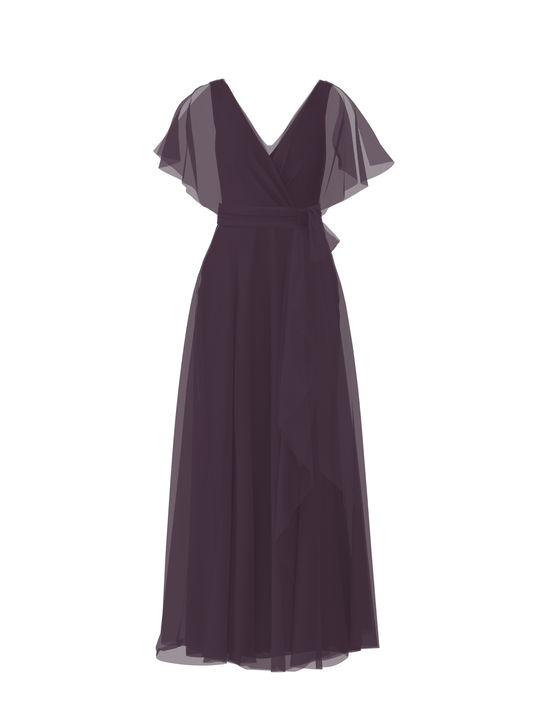 Bodice(Ava), Skirt(Jaycie),Belt(Sash), plum, $270, combo from Collection Bridesmaids by Amsale x You