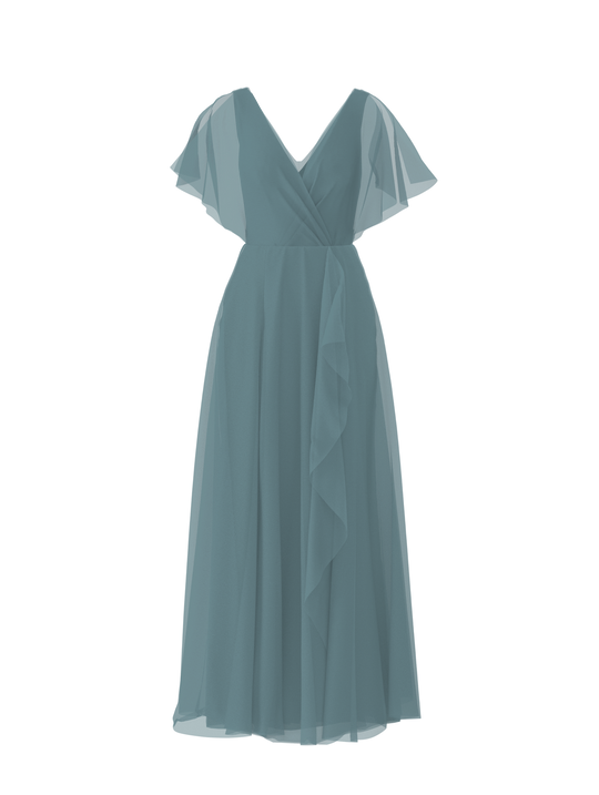 Bodice(Ava), Skirt(Jaycie), teal, $270, combo from Collection Bridesmaids by Amsale x You