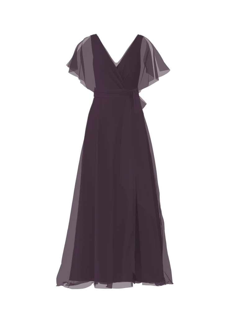 Bodice(Ava), Skirt(Arabella),Belt(Sash), plum, combo from Collection Bridesmaids by Amsale x You