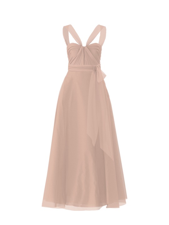 Bodice(Cerisa), Skirt(Cerisa),Belt(Sash), blush, $270, combo from Collection Bridesmaids by Amsale x You