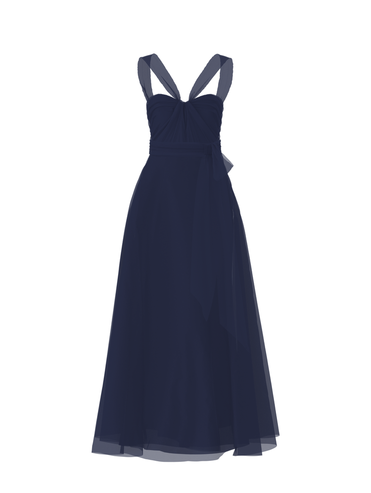 Bodice(Cerisa), Skirt(Cerisa),Belt(Sash), french-blue, combo from Collection Bridesmaids by Amsale x You