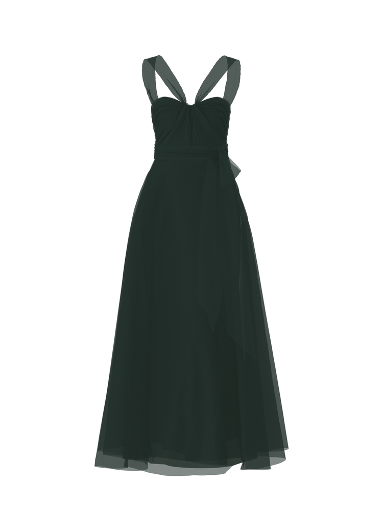 Bodice(Cerisa), Skirt(Cerisa),Belt(Sash), hunter, combo from Collection Bridesmaids by Amsale x You