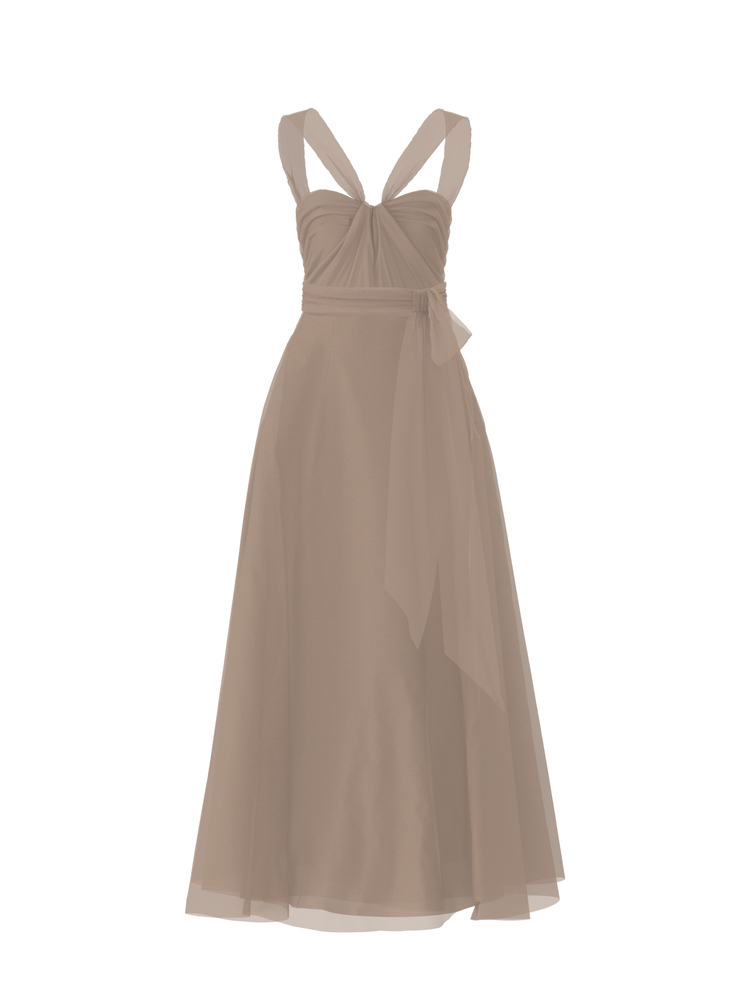 Bodice(Cerisa), Skirt(Cerisa),Belt(Sash), latte, combo from Collection Bridesmaids by Amsale x You