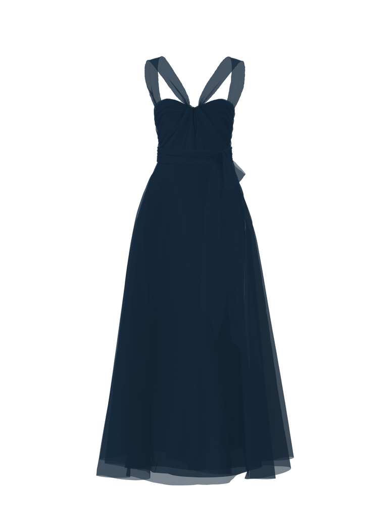 Product Bodice(Cerisa), Skirt(Cerisa),Belt(Sash), navy Image