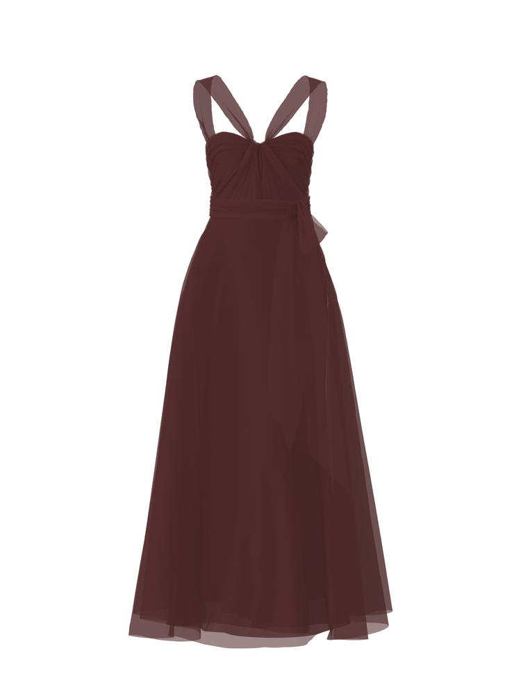 Bodice(Cerisa), Skirt(Cerisa),Belt(Sash), ruby, combo from Collection Bridesmaids by Amsale x You