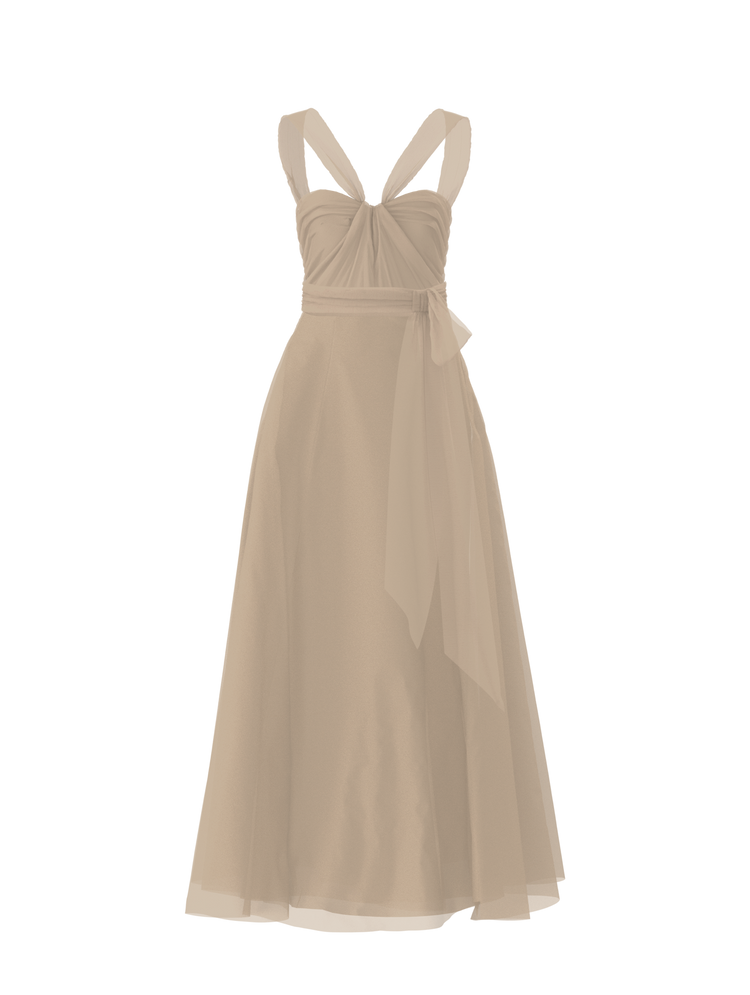 Bodice(Cerisa), Skirt(Cerisa),Belt(Sash), sand, combo from Collection Bridesmaids by Amsale x You
