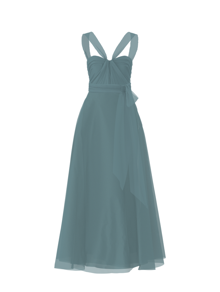 Bodice(Cerisa), Skirt(Cerisa),Belt(Sash), teal, combo from Collection Bridesmaids by Amsale x You