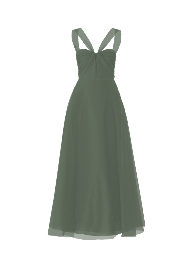 Bodice(Cerisa), Skirt(Cerisa), olive, combo from Collection Bridesmaids by Amsale x You