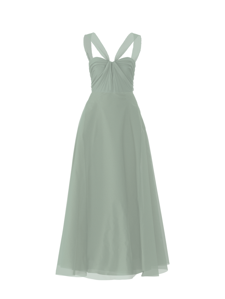 Bodice(Cerisa), Skirt(Cerisa), sage, combo from Collection Bridesmaids by Amsale x You